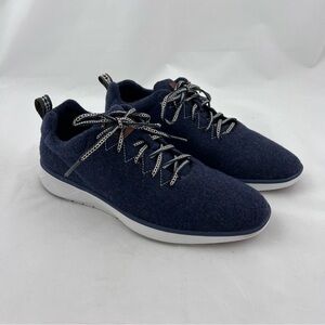 Pendleton Navy Sneakers with White Sole